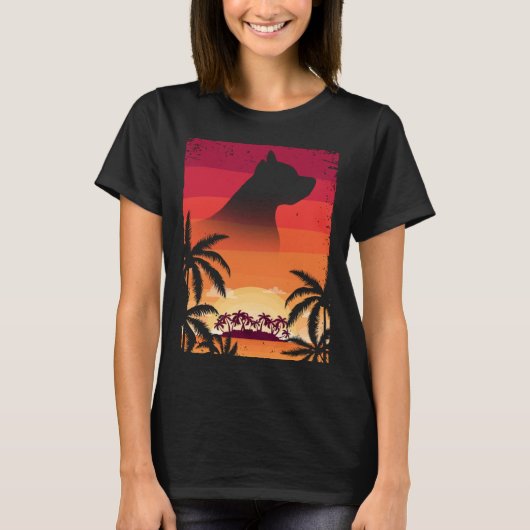 T-shirt Hawaii Vacation  Staffordshire Bull Terrier (Devant)