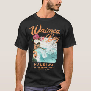 T-shirt Hawaii Waimea Bay Vintage Hawaiian Surf