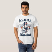 T-shirt Hawaiian aloha desgin, aloha Hawaii (Devant entier)