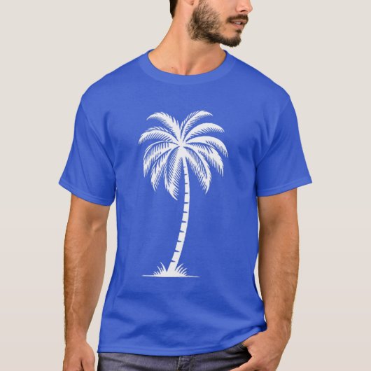 T-shirt Hawaiian Beach Vacances d'été femmes Hommes Palm T (Devant)