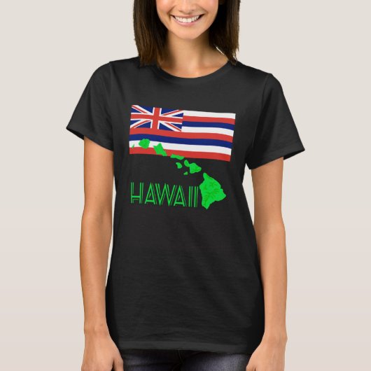 T-shirt Hawaiian Islands State Flag (Devant)