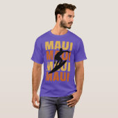 T-shirt Hawaiian Islands Surf Style Surfing Beach imprimer (Devant entier)