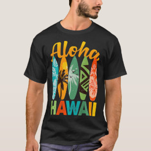 T-shirt Hawaiian Surfboard Aloha Hawaii Surfer Design sur