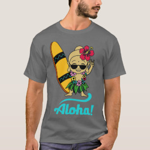 T-shirt Hawaiian Surfing Buddha Aloha Hawaii Beach Yoga 