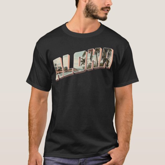 T-shirt Hawaiien Par Buck (Devant)