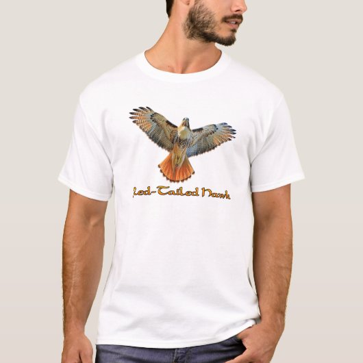T-shirt Hawk à queue rouge (Devant)