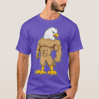 T-shirt Hawk en Bodybuilder avec six pack