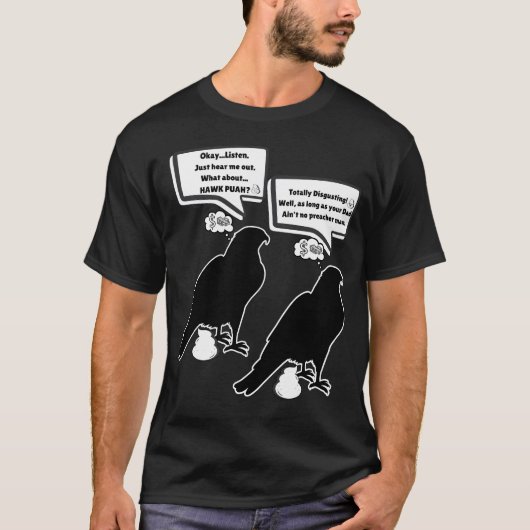 T-shirt "Hawk Pauh" Révocation de faucon de faucon Tuah pl (Devant)
