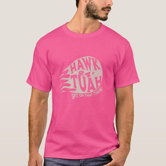 T-shirt Hawk Tuah, Funny 2024 mème de boule de mème (Devant)