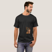 T-shirt Hay Fall Highland Vache Citrouille Western Country (Devant entier)