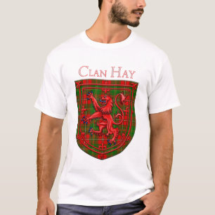 T-shirt Hay Tartan Scottish Plaid Lion Rampant