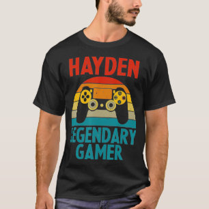 T-shirt HAYDEN Gift Name Personalized Funny Gaming Geek Bi