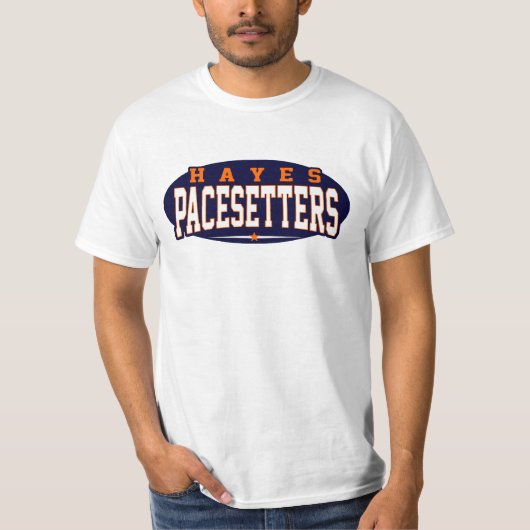 T-shirt Hayes High School ; Pacesetters (Devant)