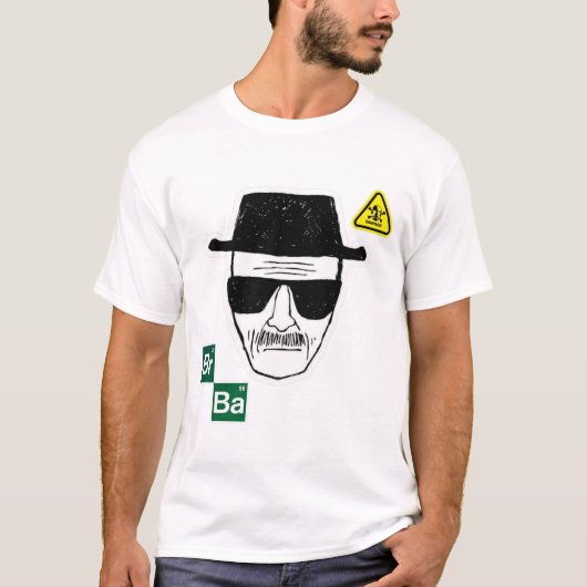 T-shirt Hazard Chemist Icon – Br Ba Elements Design (Devant)