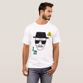 T-shirt Hazard Chemist Icon – Br Ba Elements Design (Devant entier)