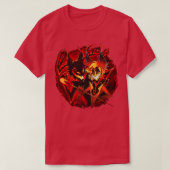 T-shirt Hazbin Hotel vivziepop a lasers and his Shadow (Design devant)