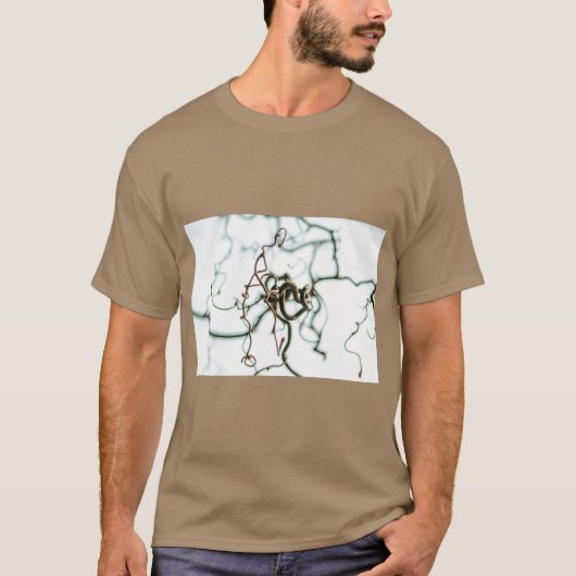 T-shirt Hazelnut Tree Botanical Art Tee (Devant)