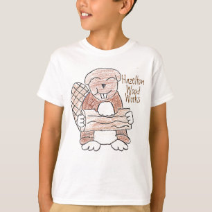 T-shirt Hazelton, bois, fonctionne