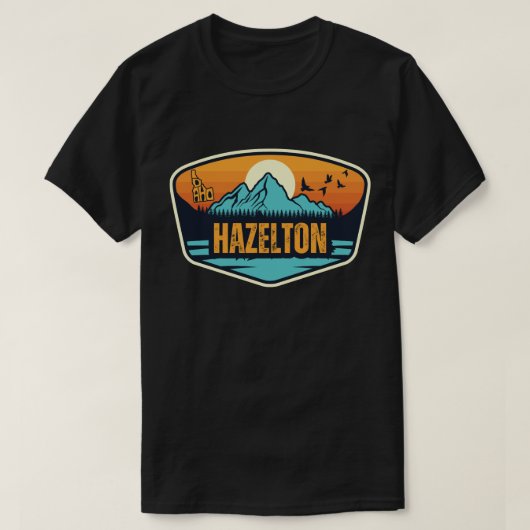 T-shirt Hazelton, Idaho (Design devant)