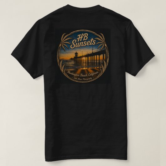 T-Shirt HB Sunsets (Hommes) (Design dos)