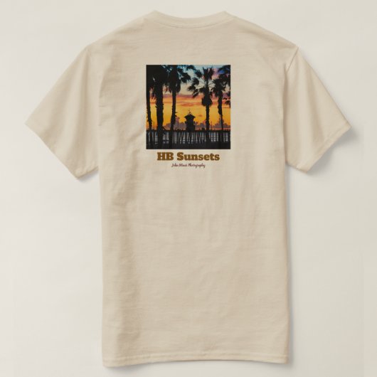 T-Shirt HB Sunsets (Hommes) (Design dos)