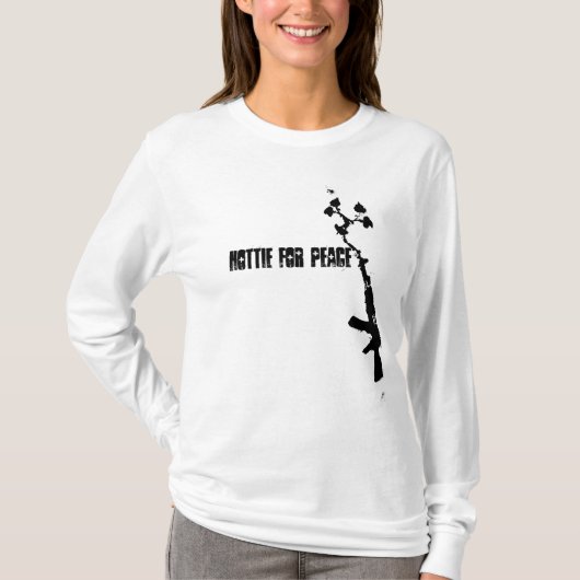 T-shirt HBA Hottie pour la paix (Devant)