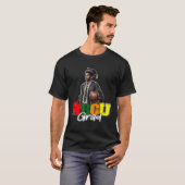 T-shirt HBCU Basketball Grad Black college Alumni Apparel  (Devant entier)