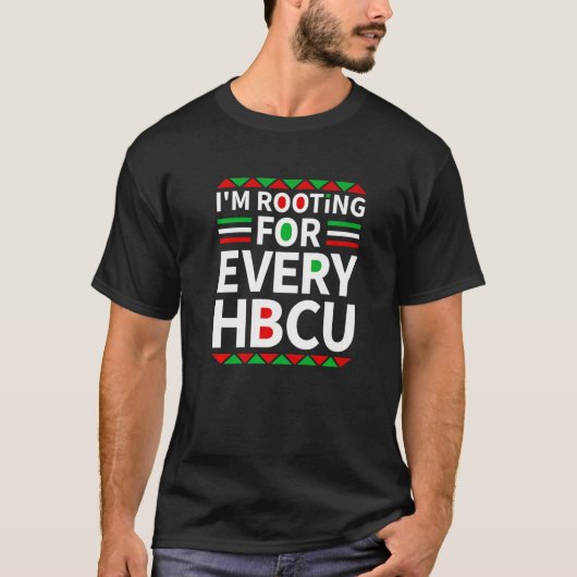 T-shirt HBCU Black History Pride Historical Black College  (Devant)