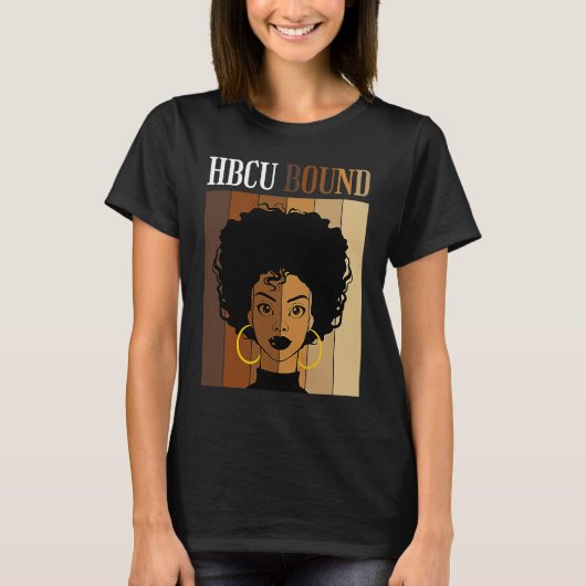 T-shirt HBCU Bound Historical Black Colleges Universities  (Devant)