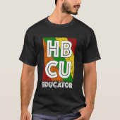 T-shirt HBCU Educator Professor Afrocentric (Devant)