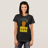 T-shirt HBCU Grad Black Woman With Braids (Devant entier)