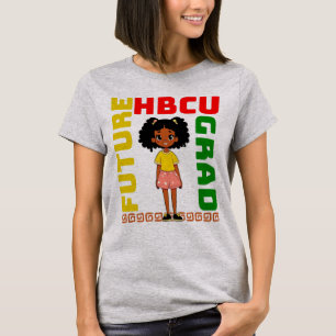 T-shirt HBCU Grad Historiquement Black College Girl