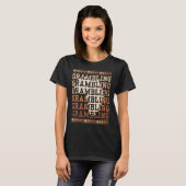 T-shirt Hbcu Grambling Avec Les Anciens Africains Historiq (Devant entier)
