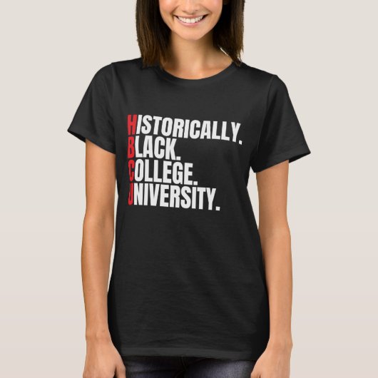 T-shirt HBCU Historiquement Black College and University M (Devant)
