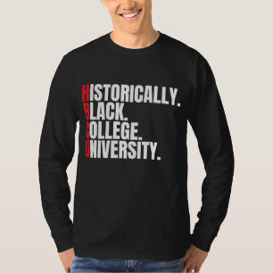 T-shirt HBCU Historiquement Black College and University M