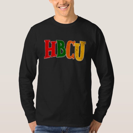 T-shirt Hbcu Historiquement Collèges et Universités Noirs  (Devant)
