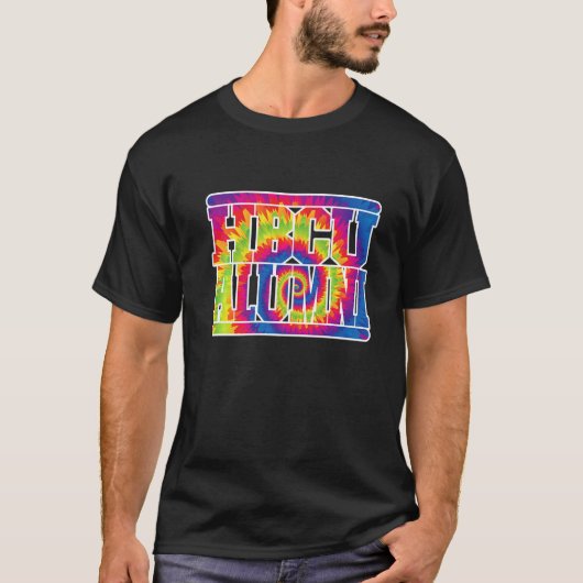 T-shirt HBCU Historiquement Noir Alumni Tie Dye App (Devant)