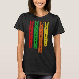 T-shirt Hbcu Humbled Blessed Creative Unique Black College