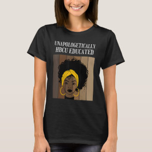 T-shirt Hbcu instruite de façon non-apologiste la Black Co