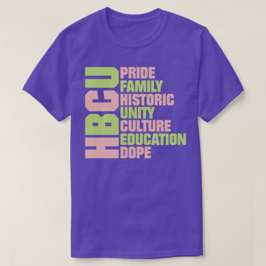 T-shirt Hbcu Pride (Design devant)
