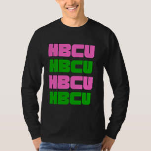 T-shirt HBCU Rose et vert Historiquement Black College Uni