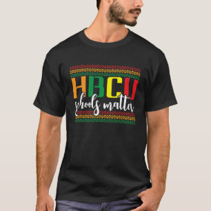 T-shirt HBCU School Matt Black Youth Supporter Educati