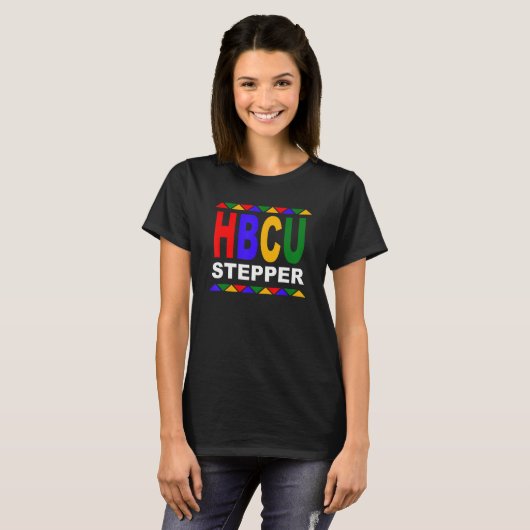 T-shirt HBCU Stepper Non Greek Step Show (Devant entier)