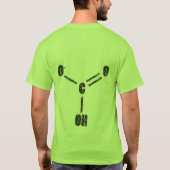 T-shirt HCO3- formule de bicarbonate (Dos)