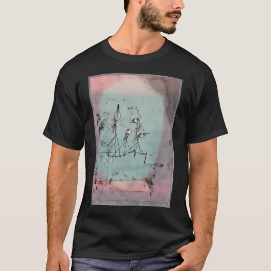 T-shirt Hd. Machine À Twitter De Paul Klee. élevé (Devant)