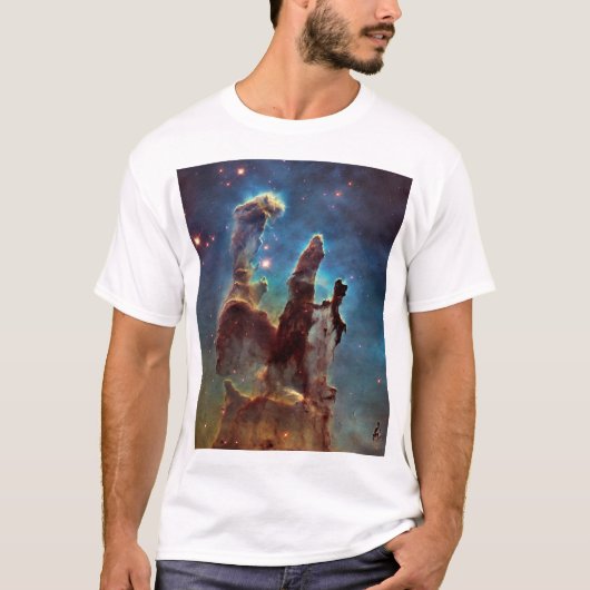 T-shirt HDR Eagle Nebula Piliers de la Création (Devant)