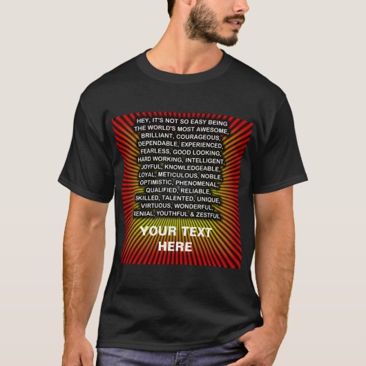 T-shirt Hé, ce n'est pas si facile... ? (Devant)