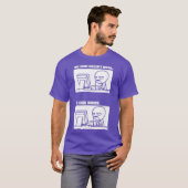 T-shirt he code Doesnt Work he code Works Why Men Women (Devant entier)