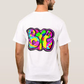 T-shirt hé et bye (Dos)
