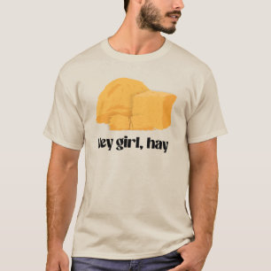 T-shirt Hé fille, foin